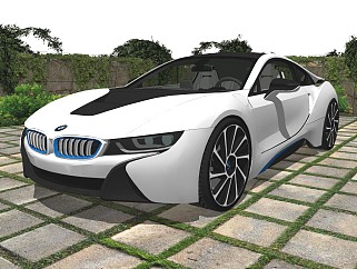 超精细<em>汽车</em>模型 <em>宝马</em> BMW-i8